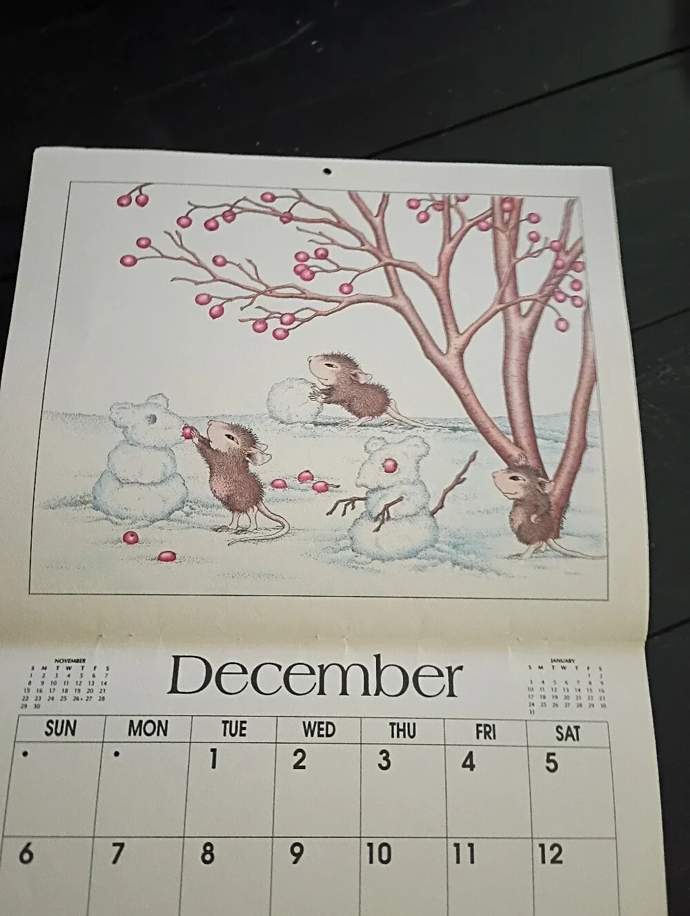 House Mouse Designs 1992 Calendar Ephemera Ellen Jareckie